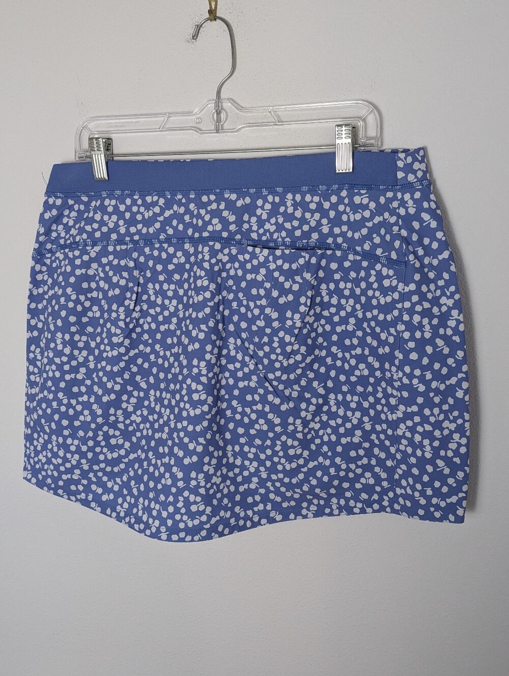 NWT RALPH LAUREN RLX blue White skirt short skort golf tennis Pickleball Sz L - Picture 5 of 16